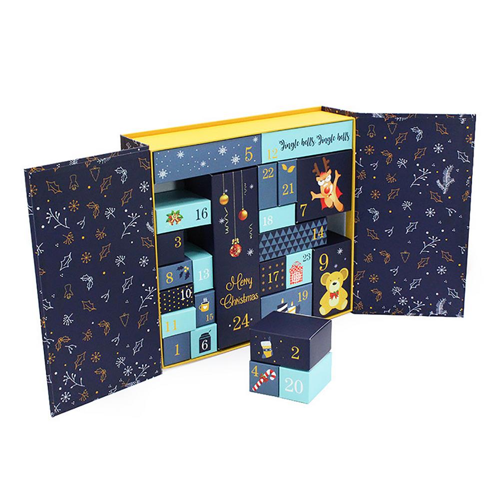 Christmas countdown gift box that ships empty for you to fill