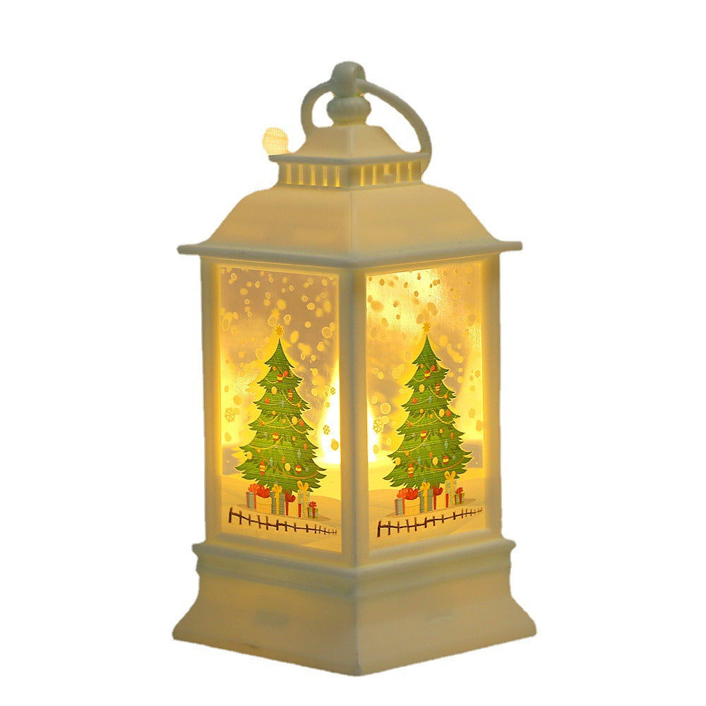 Santa design lantern pendant weighing 2 ounces in total