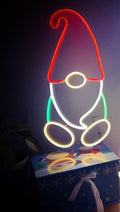 One LED neon Christmas gnome sign supplied per order
