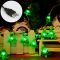 Battery box that powers the green Christmas tree light chain