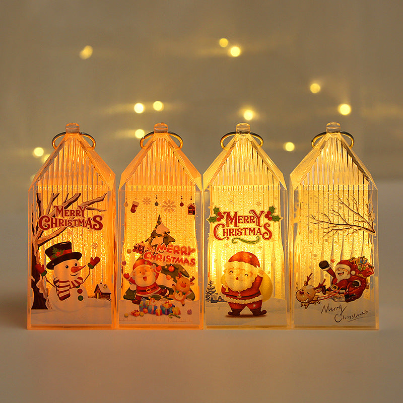 Small battery Christmas ornament weighing only 1.7 ounces