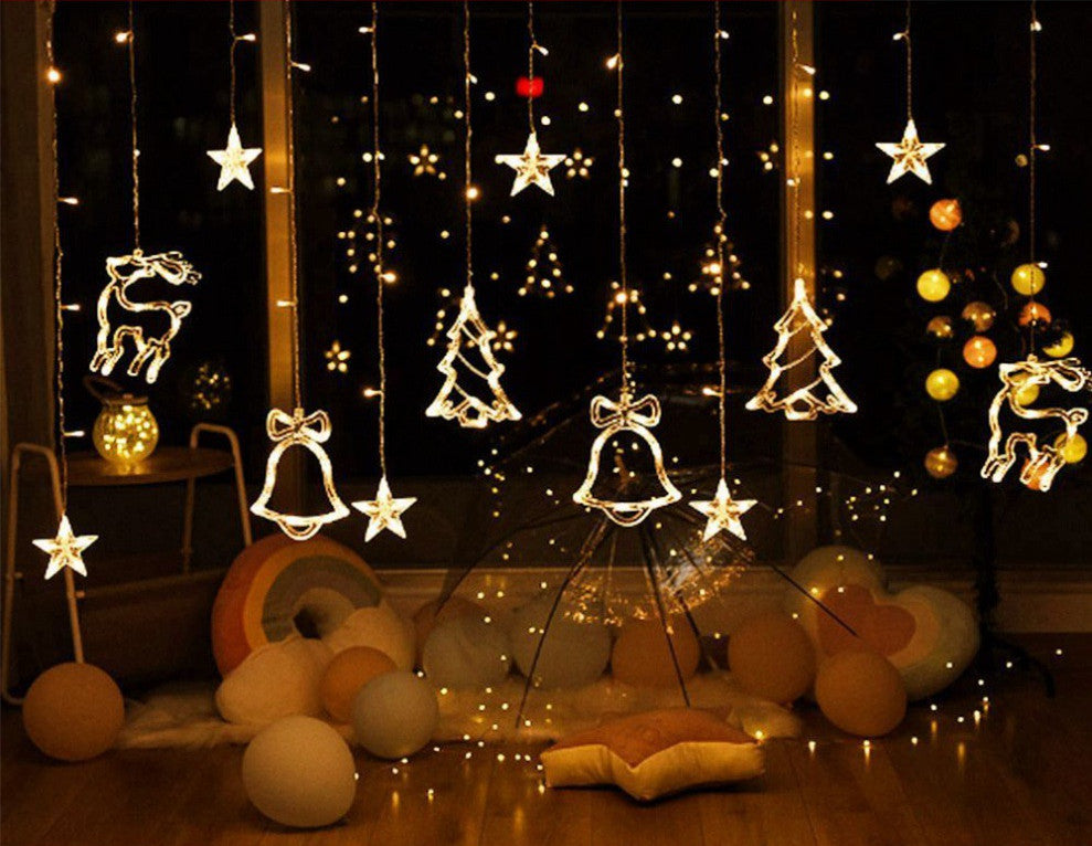 Christmas string lights available with a US or an EU plug