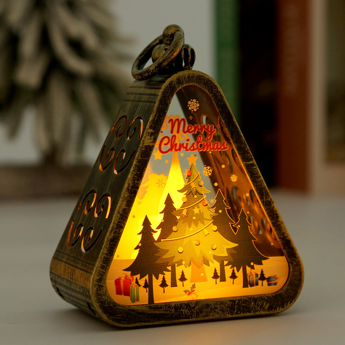 Christmas night light, sixteen combinations of shape, base finish and figure