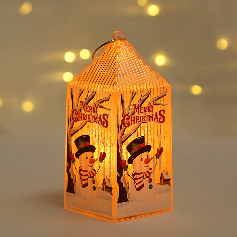 Molded polystyrene Christmas ornament measuring 1.6 by 1.6 inches