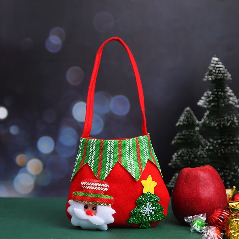 Snowman Christmas gift pouch in cloth from the four character range