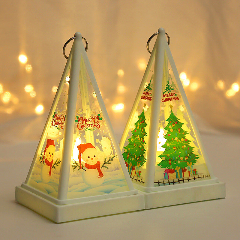 Santa design Christmas night light standing 6.7 inches tall