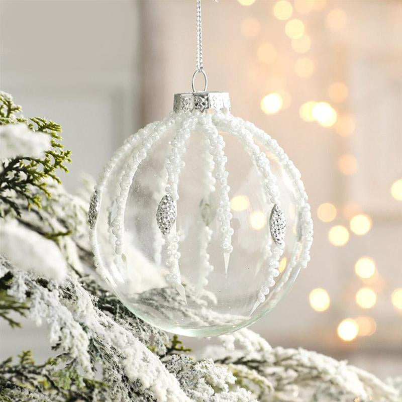Five pointed star ornament with imitation pearls set inside