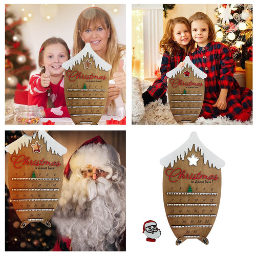 First design of the wooden advent countdown ornament, turned from solid wood