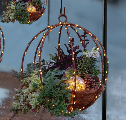 Hanging basket Christmas door decoration, the second design offered