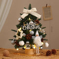 23.6 inch pre-lit PET Christmas tree with lights along every branch
