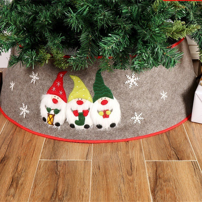 Christmas tree collar that stands upright rather than lying flat