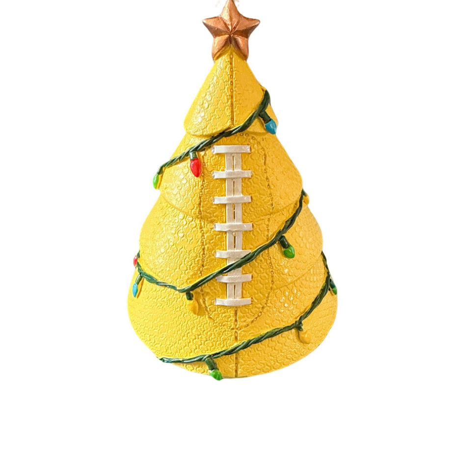 Resin craft Christmas tree figurine rather than a flat pressed piece