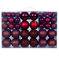 Silver, blue and white Christmas ball ornaments, one hundred per set