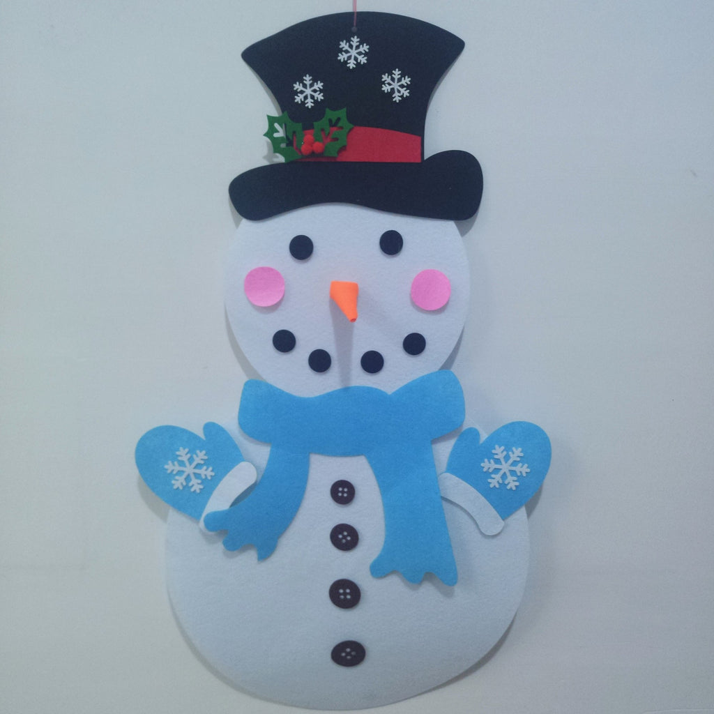 Snowman design of the Christmas craft set, 38.2 by 21.3 inches