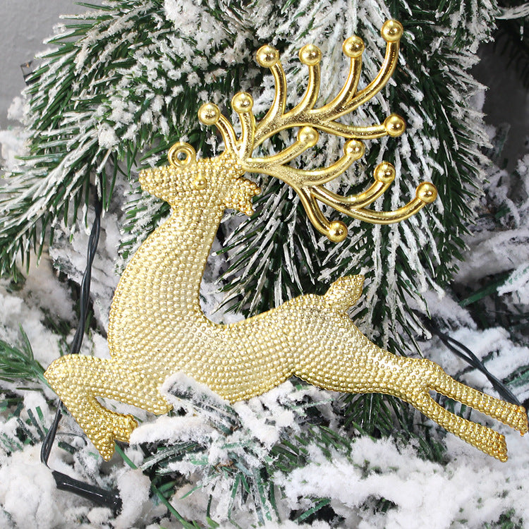 Small reindeer Christmas ornament, 3.1 inches and roughly 0.1 ounces
