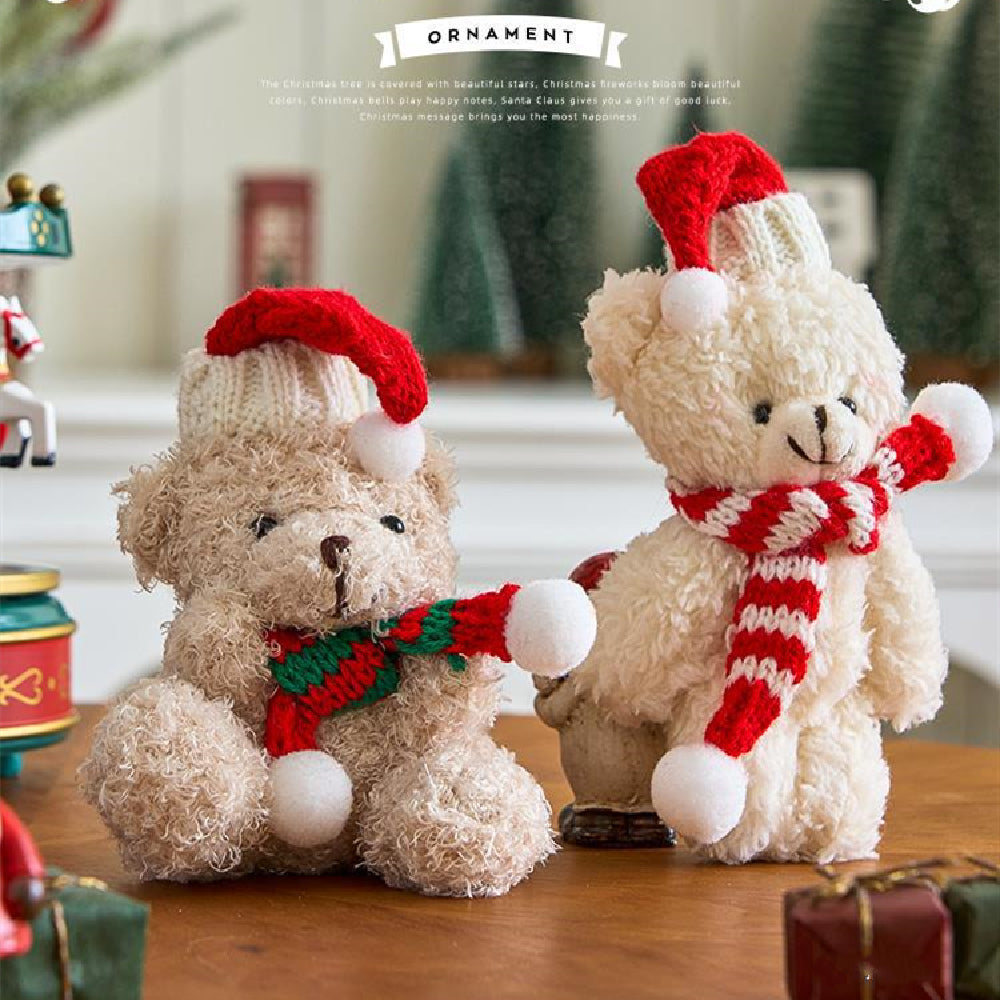 Small plush Christmas hanging doll, about 4.7 to 5.9 inches