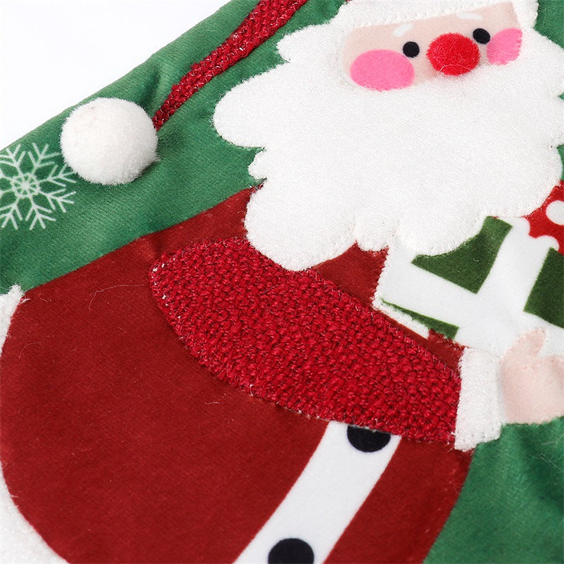 Flannel gift sock, 17.7 by 10.2 inches, one supplied per order
