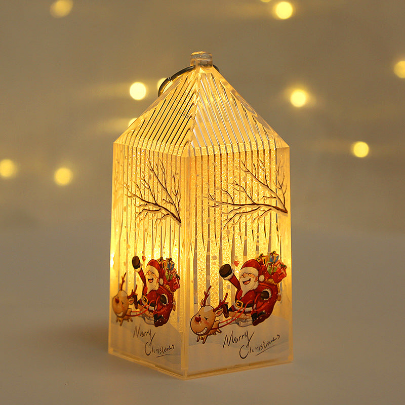 Light up Christmas ornament standing 3.7 inches tall