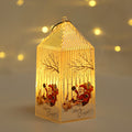 Light up Christmas ornament standing 3.7 inches tall