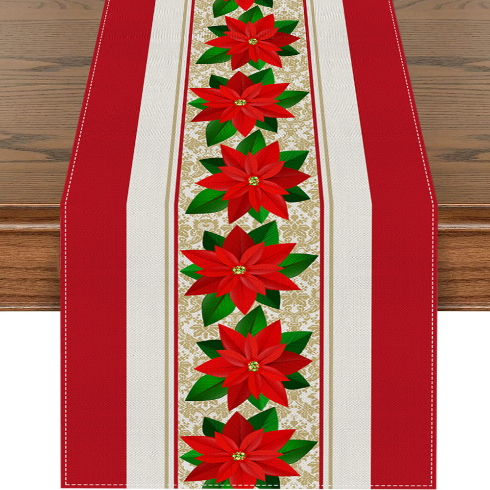 Fourth Christmas table runner pattern, 70.9 inches long in either width