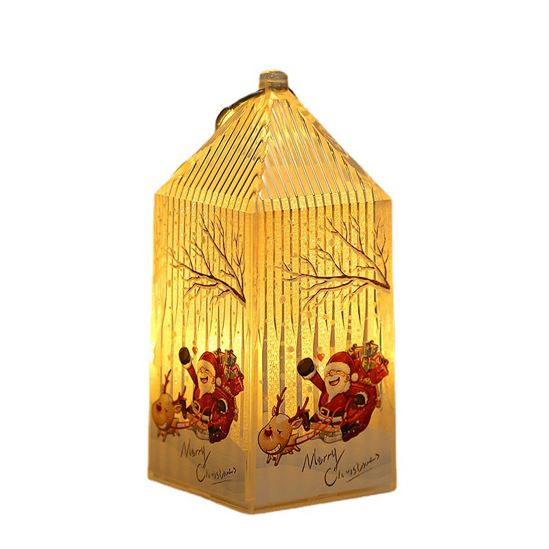 Reindeer and snowman are the two designs offered for this light