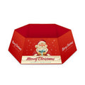 Non woven fabric surface of the round Christmas tree mat