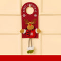 Reindeer design felt door hanger, one of two designs offered